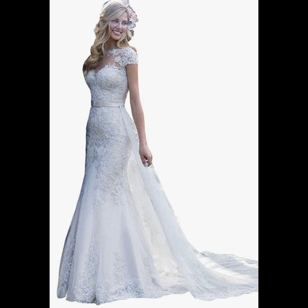 Petite Wedding Dress-Size 10P NWT
